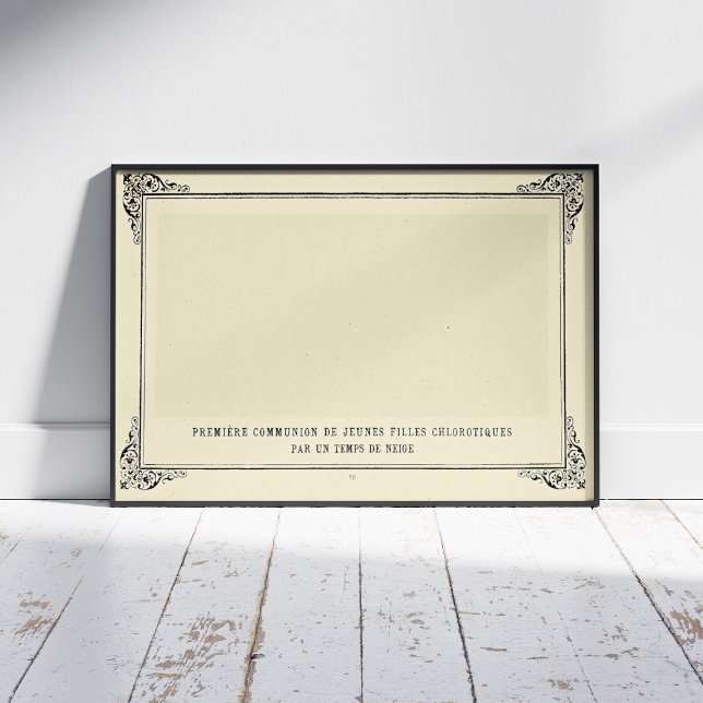 Póster Alphonse Allais, April Fools, White, Resumen Art (Subido por el creador)