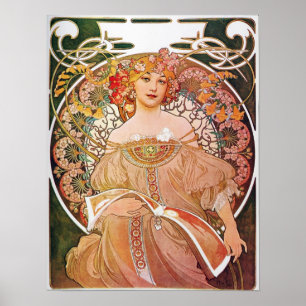 Póster Alphonse Maria Mucha Art