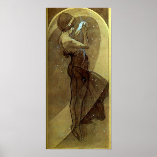 PÓSTER ALPHONSE MARIA MUCHA-NORTE STAR-PRINT