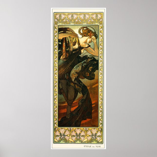 Póster Alphonse Mucha (Frente)