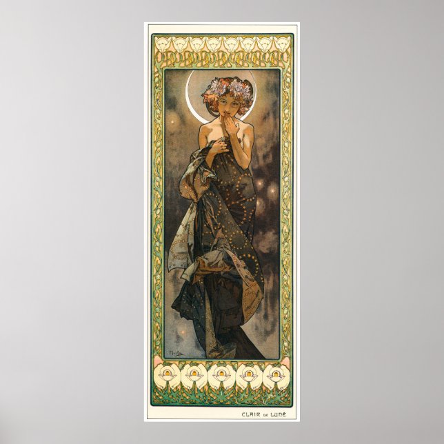 Póster Alphonse Mucha (Frente)