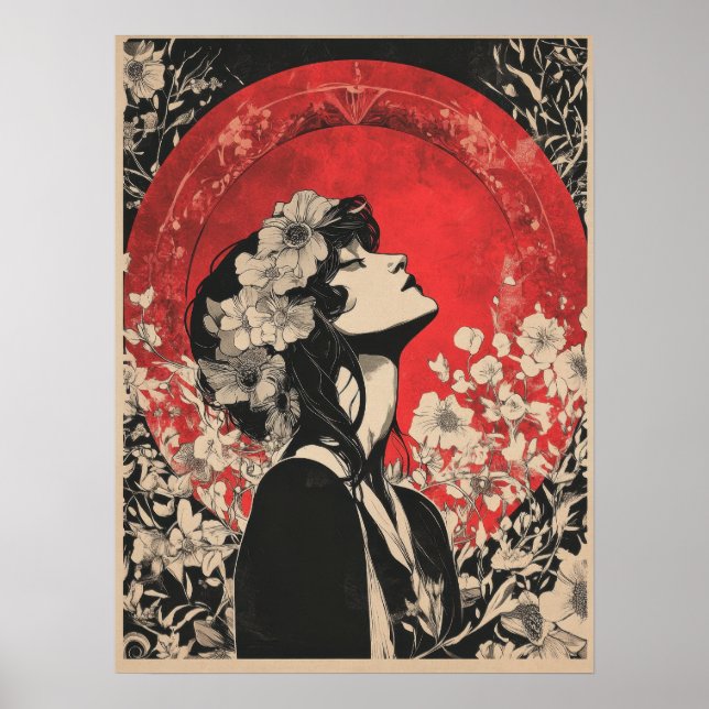 Póster Alphonse Mucha (Frente)