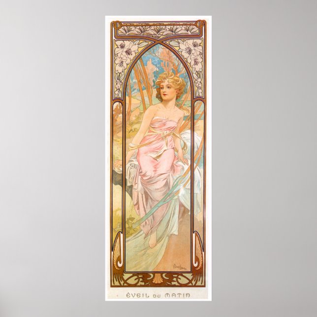 Póster Alphonse Mucha (Frente)