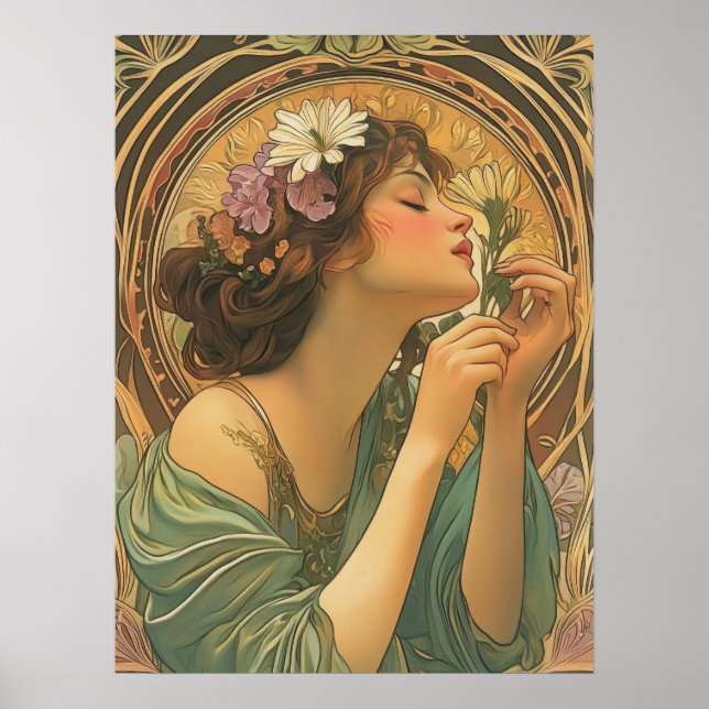 Póster Alphonse Mucha (Frente)