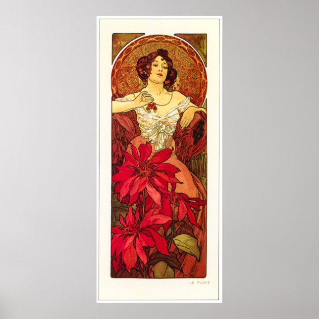 Póster Alphonse Mucha (Frente)