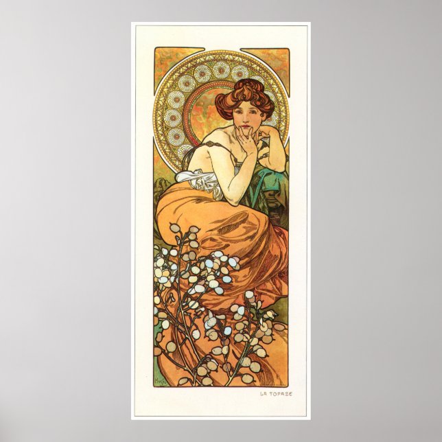 Póster Alphonse Mucha (Frente)