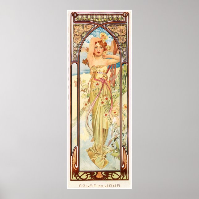 Póster Alphonse Mucha (Frente)