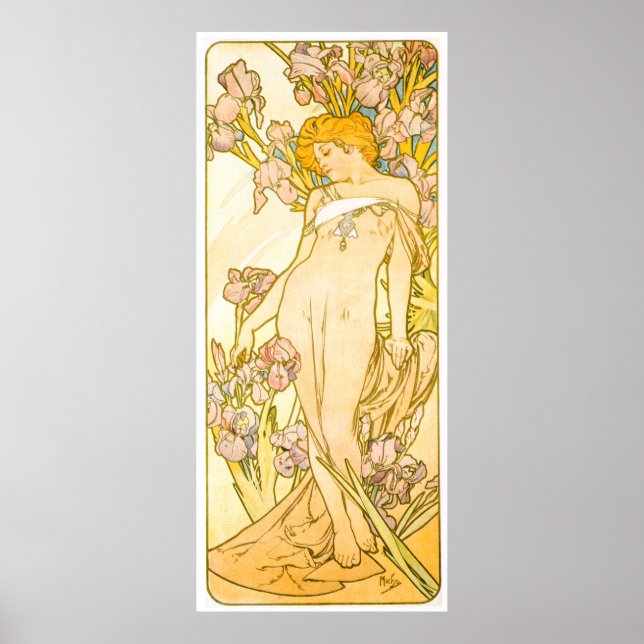 Póster Alphonse Mucha (Frente)