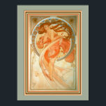 Póster Alphonse Mucha Art Nouveau Poster 12 x 16<br><div class="desc">Just another fine example of Art Nouveau from Alphonse Mucha. Poster measures 12 x 16</div>