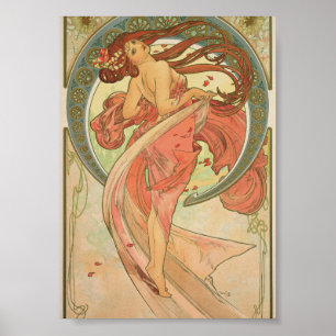 Póster Alphonse Mucha - Baile