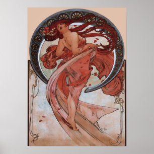 Póster Alphonse Mucha - Baile