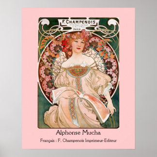 Póster Alphonse Mucha F. Champenois