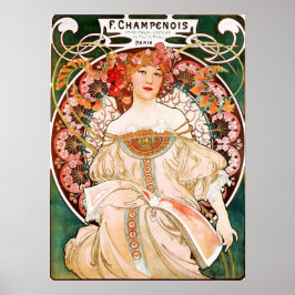 Póster Alphonse Mucha F. Champenois Poster