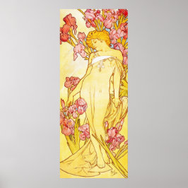 Póster Alphonse Mucha Iris Poster