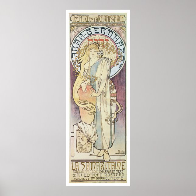 Póster Alphonse Mucha. La Samaritaine, 1897 (Frente)