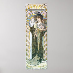 Póster Alphonse Mucha. La Tosca, 1899