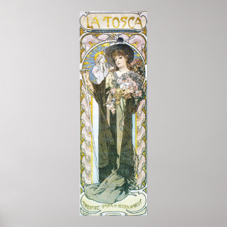 Póster Alphonse Mucha. La Tosca, 1899