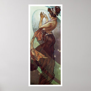 Póster Alphonse Mucha. L'Etoile Polaire/Pole Star, 1902