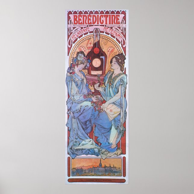 Póster Alphonse Mucha. Lorenzaccio, 1896 (Frente)