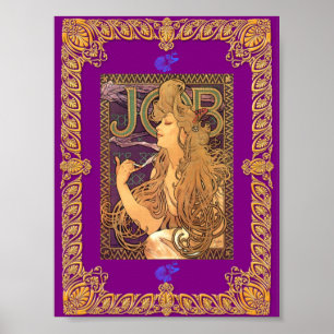 Póster Alphonse Mucha - Publicidad laboral