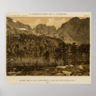 Póster Alpine Lake, Sierra Nevada