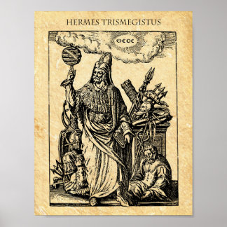 PÓSTER ALQUEMY HERMES TRISMEGISTUS