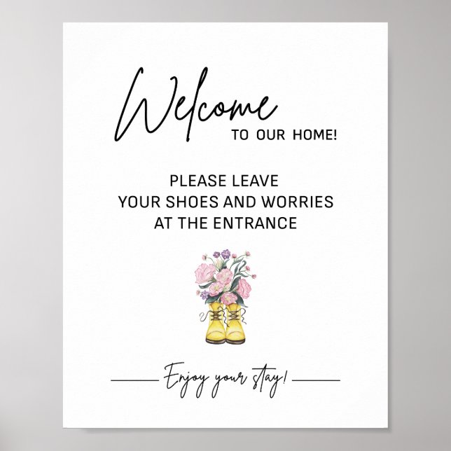 Póster Alquiler de vacaciones Información de los invitado (Frente)