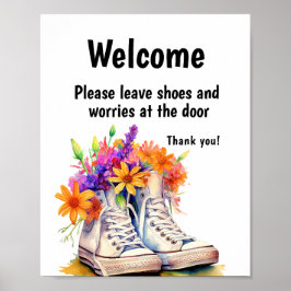 Póster Alquiler de zapatos de vacaciones