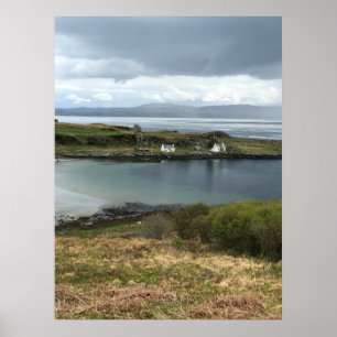 Póster Alquileres en la isla de Jura en Escocia