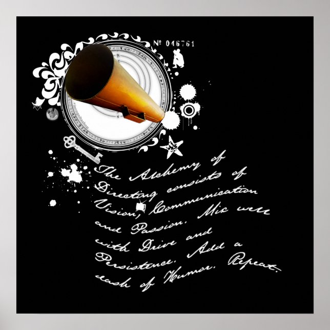 Póster Alquimia de dirección (Frente)