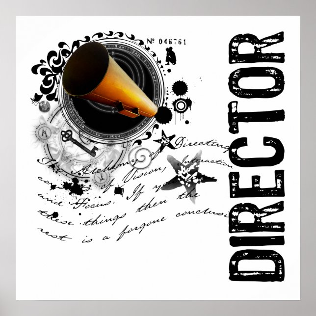 Póster Alquimia de director (Frente)