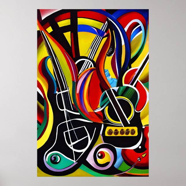 Póster Alquimia de la música rock (Frente)