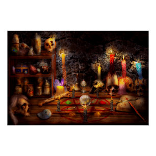 Póster Alquimia - Esa vieja magia negra