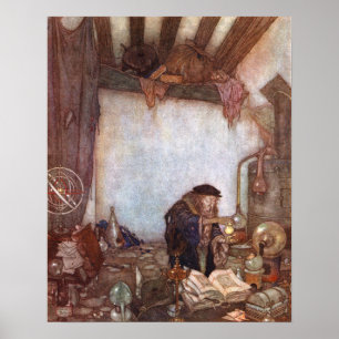 Póster Alquimista de Edmund Dulac