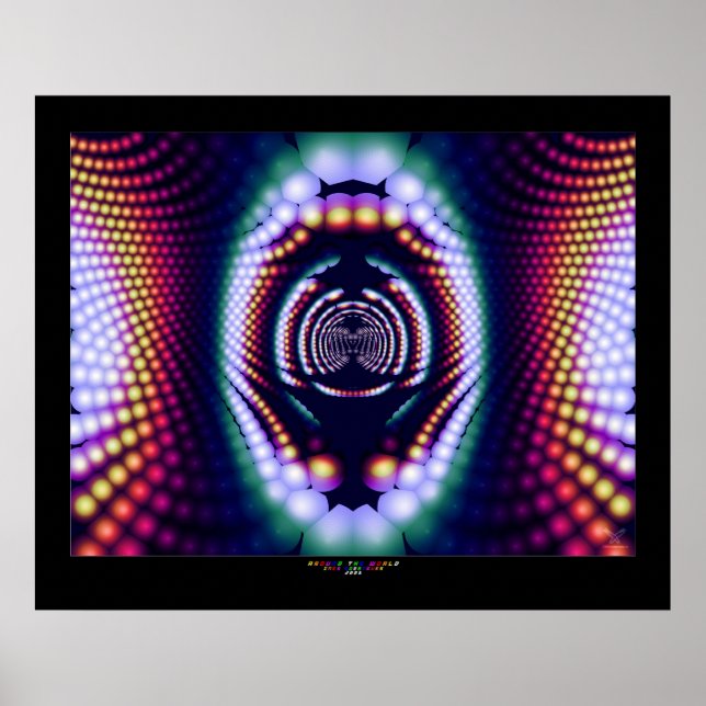 Póster Alrededor del mundo (Frente)