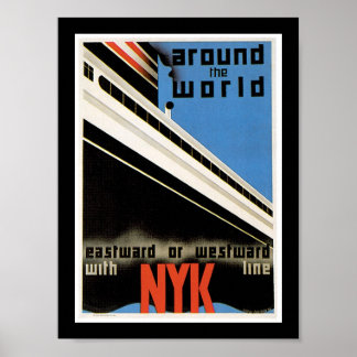 Póster Alrededor del mundo con NYK