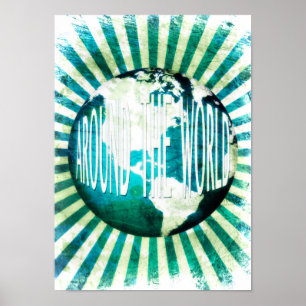 Póster alrededor del mundo : explosión de globo