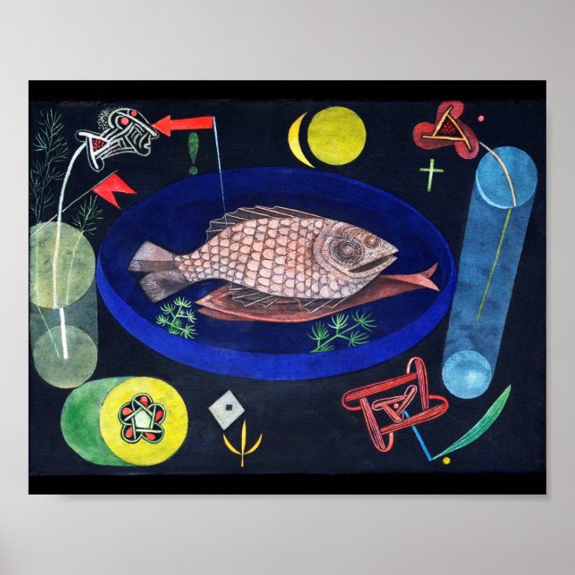 Póster Alrededor del pez, Paul Klee (Frente)