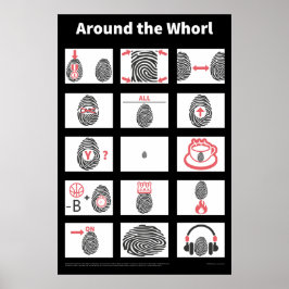 Póster Alrededor del poster Whorl