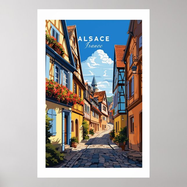Póster Alsace France Poster (Frente)