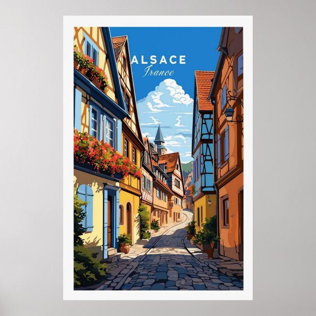 Póster Alsace France Poster (Frente)