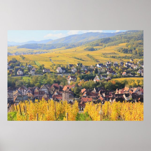 Póster Alsacia, Francia 6 (Frente)