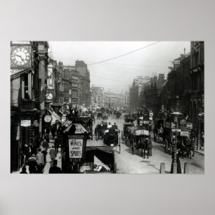 Póster Alta Holborn, Londres, c.1890