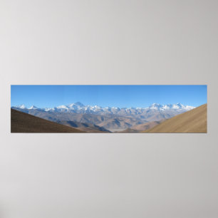 Póster Alta resolución enorme del panorama del monte