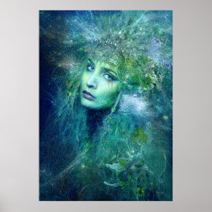 Póster Alta sacerdotisa del poster del agua