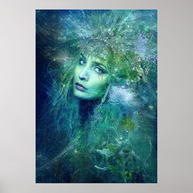 Póster Alta sacerdotisa del poster del agua (Frente)