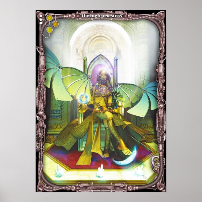 Póster Alta sacerdotisa, por Joseph Maas (Frente)