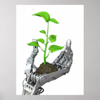 Póster Alta tecnología y ecología