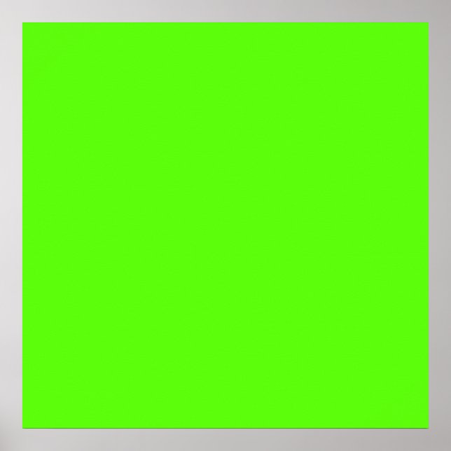 Póster Alta visibilidad Neón Verde (Frente)