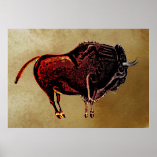 Póster Altamira Bison